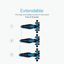 sedyne - SMARTRIKE Xtend paspirtukas, mėlynas (Blue) - 10 nuotrauka