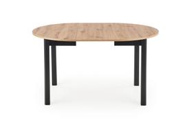 prailginamas valgomojo stalas -  Ringo, juodas/ąžuolo, 1020 - 1420 mm x 1020 mm x 760 mm - 5 nuotrauka