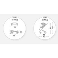 sportiniai vezimeliai - MUUVO sportinis vežimėlis GO, MGO-W-CAFÉ - 2 nuotrauka