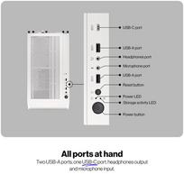 mini pc kompiuteris - ENDORFY ARX 500 ARGB Baltas (White) - 8 nuotrauka