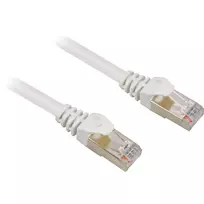 rj 45 cat6 - Sharkoon RJ45 CAT.6 SFTP baltas 10m - 5 nuotrauka