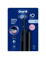 3.2k - Oral-B iO2 Night Black (Juodas) + Kelioninis Dėklas - 4 nuotrauka