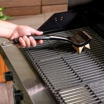 groteliu valymo sepetys - CHAR-BROIL Medinė šepečio galvutė karštam paviršiui Hot-Clean Replacement Head - 3 nuotrauka