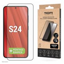 galaxy s25 ekrano apsauga - Toti "Premium Tempered Glass 3D" Apsauginis stiklas Samsung Galaxy S24 Plus - Pilnas (Full) - 3 nuotrauka