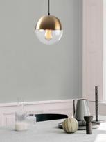 Opviq Bastos 2105 584TTM1178, E27, 1 x 40 W, skaidri/bronza