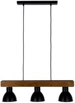 Candellux Vario 33-73471, E27, 3 x 60 W, juoda sp./medienos sp.