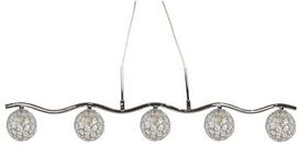 Candellux Starlet 35-85767, G9, 5 x 40 W, sidabro sp.