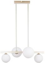 Candellux Kama Pendant 34-73426, G9, 4 x 28 W, baltas/auksinis