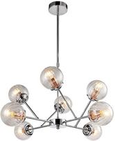 Candellux Best 38-67289, E14, 8 x 8 W, skaidri/chromo spalvos