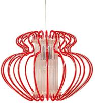Candellux Imperia 31-36578, E27, 1 x 60 W, raudona
