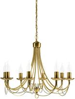 Candellux Muza 38-69187, E14, 8 x 8 W, bronza sp.