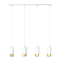 Emibig Fumiko 4 815/4, GU10, 4 x 8 W, aukso/balta