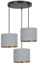 Emibig Hilde Premium 3 1050/3PREM, E27, 3 x 15 W, pilka sp.