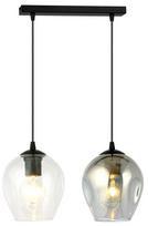 Emibig Istar 2 682/2, E27, 2 x 15 W, skaidri sp./grafito sp.