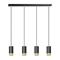 Emibig Fumiko 4 817/4, GU10, 4 x 8 W, aukso/juoda