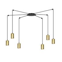 Emibig Traker 6 526/6, GU10, 6 x 10 W, aukso/juoda