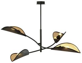 Emibig Lotus 4 1106/4, E14, 4 x 10 W, aukso/juoda