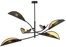Emibig Lotus 6 1106/6, E14, 6 x 10 W, aukso/juodas
