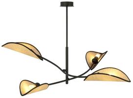 Emibig Lotus 4 1108/4, E14, 4 x 10 W, juoda sp./smėlio sp.