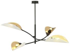 Emibig Lotus 4 1107/4, E14, 4 x 10 W, aukso/balta