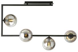 Emibig Soma 1290/4, E14, 4 x 10 W, juoda/pilka