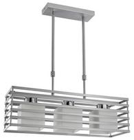 CristalRecord Cell 99-003-03-281, E27, 3 x 60 W, balta/sidabro sp.