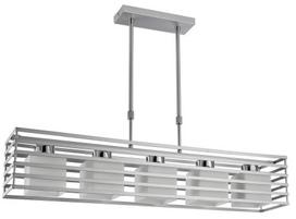 CristalRecord Cell 99-003-05-281, E27, 5 x 60 W, balta/sidabro spalvos