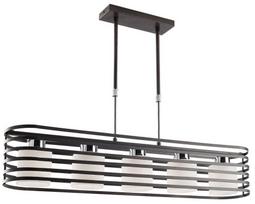CristalRecord Cell Rounded 99-115-05-115, E27, 5 x 60 W, ruda/balta