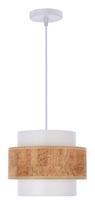 Candellux Lighting Cork, E27, 1 x 40 W, ruda sp./balta sp.