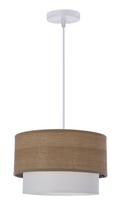 Candellux Lighting Ruben, E27, 1 x 60 W, ruda sp./balta sp.