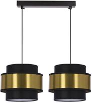 Candellux Lighting Prestige, E27, 2 x 40 W, aukso/juoda