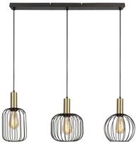 CristalRecord Sofis 93-204-13-106, E27, 3 x E27, aukso/juoda