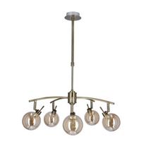 Candellux Lighting Lentini, G9, 5 x 40 W, gintaro sp.