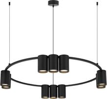 Domoletti Pori PORI ML0373, GU10, 10 x 10 W, juodas