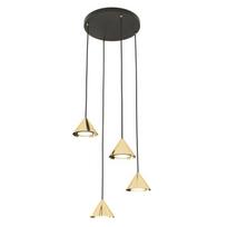 Emibig Elit 4 Premium Gold 1329/4Prem, GX53, 4 x 10 W, aukso/juodas