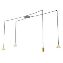 Emibig Fuji 4 Gold 1350/4, 4 x 8 W, aukso/balta