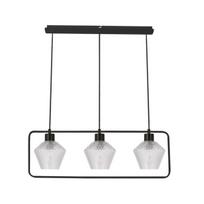 Candellux Lighting Niko, E27, 3 x 40 W, skaidri sp./juoda sp.