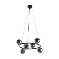 TK Lighting Anabelle 6843, G9, 6 x 8 W, grafito sp.