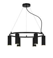 Domoletti Icel P16065-6RP D5H13 BK, GU10, 6 x 5 W, juodas