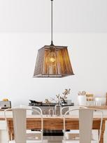 Opviq Chandelier Pyramid Cage, E27, ruda