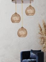 Opviq Chandelier Crayon, E27, ruda