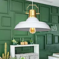 Opviq Chandelier AYD-3642, balta/auksinė