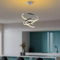 Opviq Chandelier Simit 13698, chromas