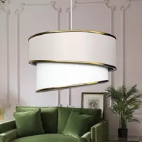 Opviq Chandelier AYD-3622, balta sp./kreminė sp.