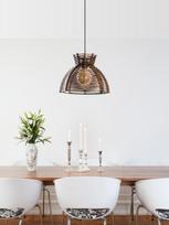 Opviq Chandelier Lacin, E27, ruda