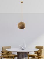 Opviq Chandelier Nest, E27, ruda/auksas