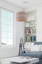 Opviq Chandelier Zatra, E27, smėlio sp.