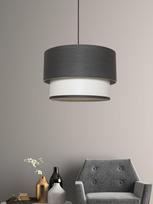 Opviq Chandelier Tubol, E27, juoda sp./kreminė sp.
