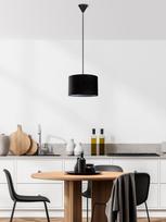 Opviq Chandelier Pie, E27, juodas