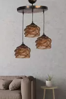Opviq Chandelier Vendre, E27, 3 x 40 W, ruda spalva